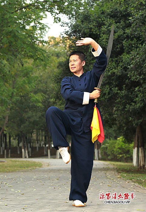 太极名师齐利忠的功夫掠影