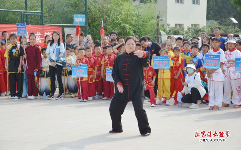 太极拳优秀传人杨芳受邀出席2023年廊坊市武术协会青少年武术套路精英赛